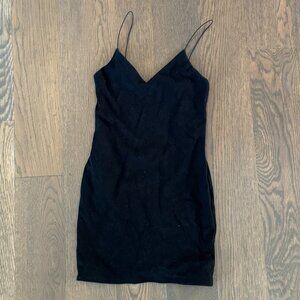 KITH Black Mini Slip Dress – Size S – Minimalist Strappy